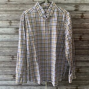 Vineyard‎ Vines Men's Classic Fit Long-Sleeved Button-Down Whale Shirt Sz M Logo